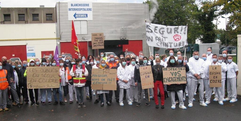 Caudan. Les agents de la blanchisserie et de la restauration ne décolèrent pas
