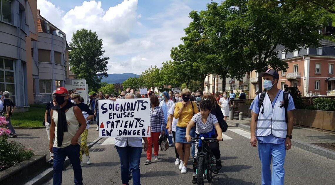 Social. Nouvelle manifestation à l’hôpital de Guebwiller