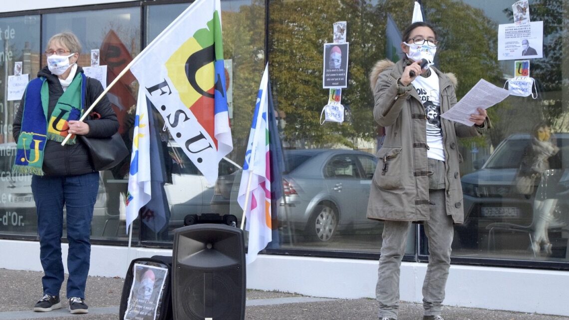 DIJON : Une manifestation devant le rectorat pour dénoncer une rentrée «méprisante et anormale»