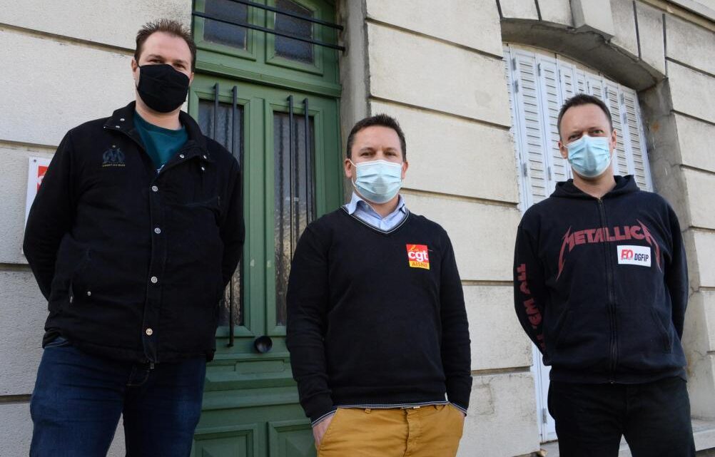 A Laon, l’intersyndicale des Finances publiques accuse le président du Département de «trahison»