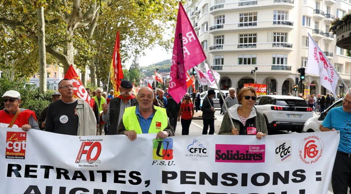 Haute-Savoie. Annecy : les retraités dans la rue ce mardi