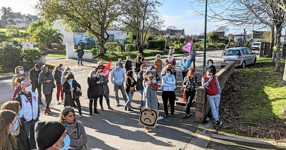 Un débrayage au foyer Kan ar mor à Kernével pour dénoncer le « Ségur de la santé »