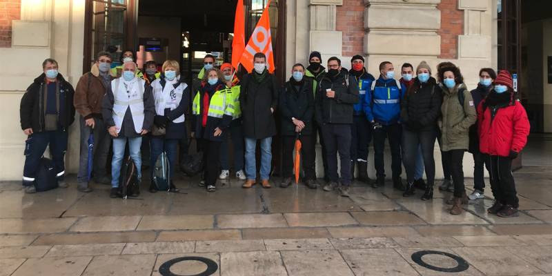 De Nice a Breil-sur-Roya, une soixantaine de grévistes dénoncent la privatisation de l’énergie