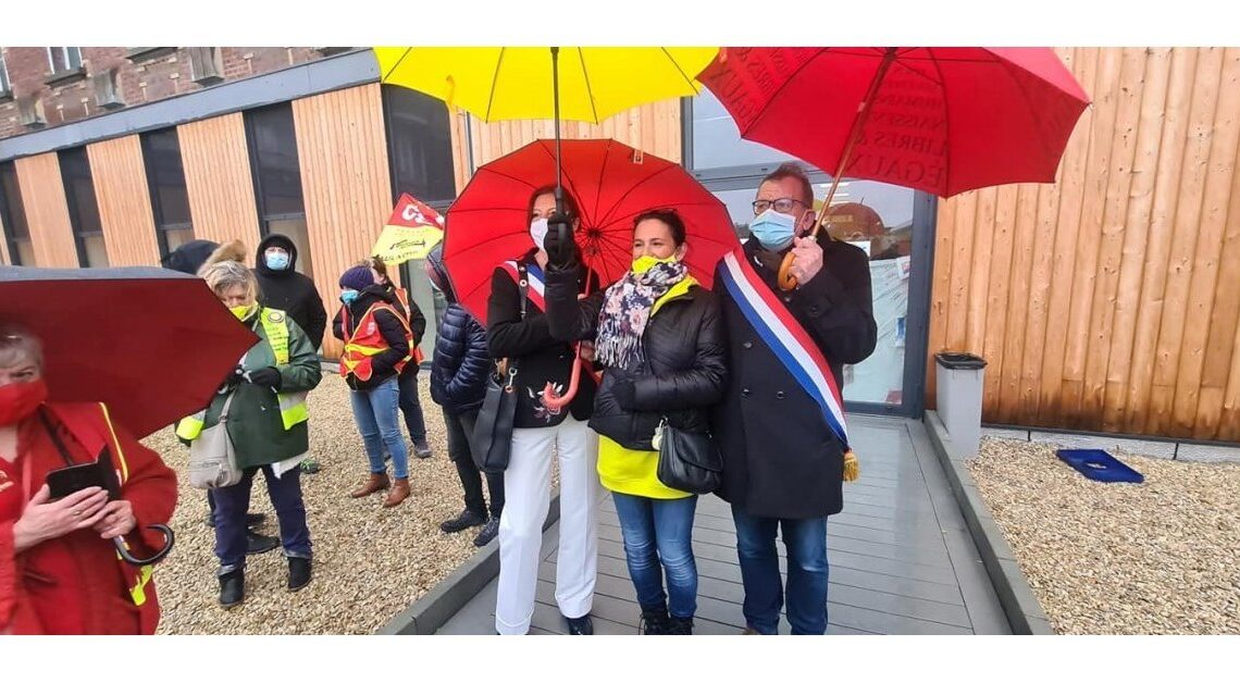 Les salariés d&rsquo;ONET en grève au CH de Valenciennes