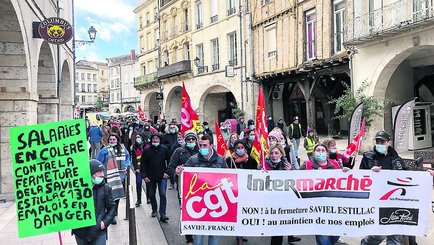 150 manifestants pour la sauvegarde de l’emploi à Agen