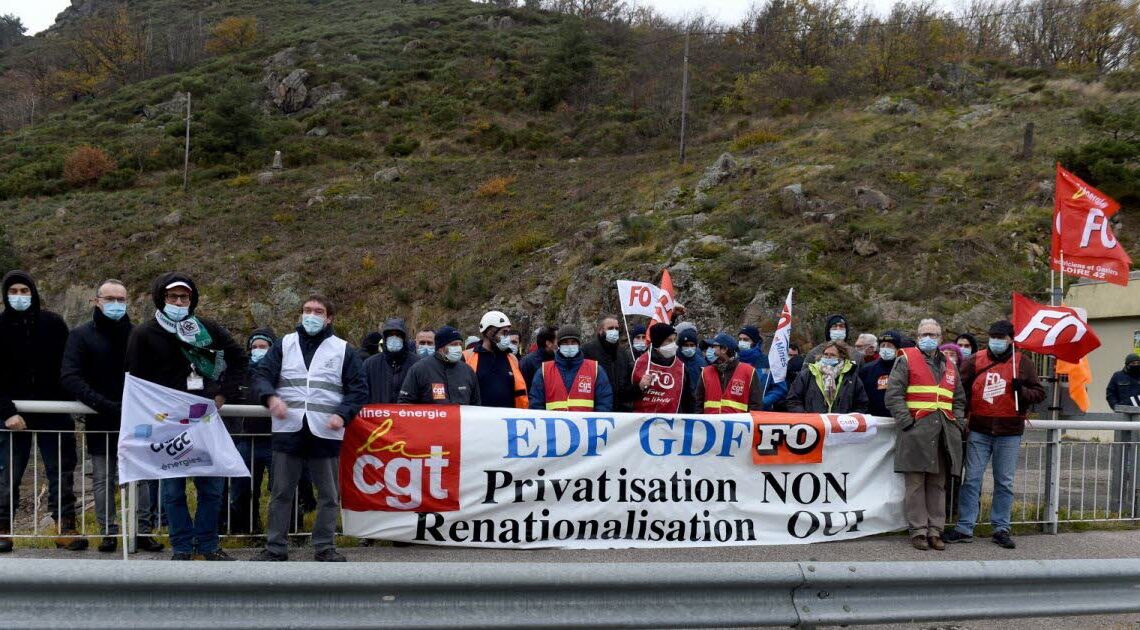 Loire. Fronde syndicale chez EDF et Enedis: le barrage de Grangent au ralenti