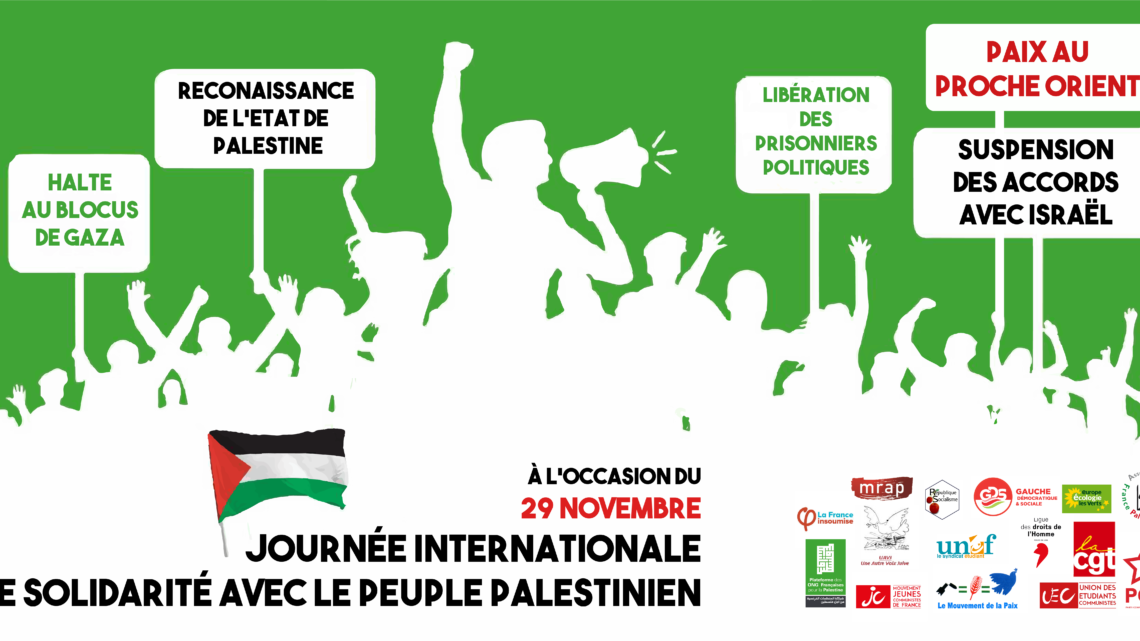 Plus que jamais, rassembler et agir, pour une paix juste et durable entre Palestiniens et Israéliens